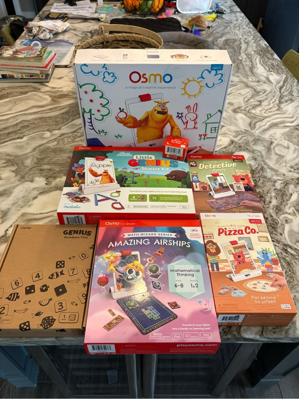 Osmo Kids Learning Games Bundle - Red and White